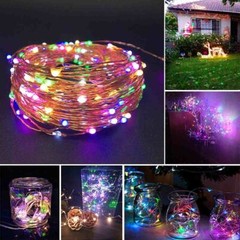 Outdoor Solar Fairy String Lights Copper Wire Waterproof Garden Decor 100 LED