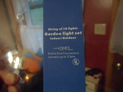 Garden Place Kids string of 10 ice cream cone garden lights