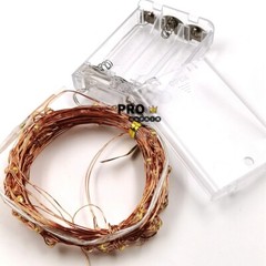 2 Sets 20-100 LED String Fairy Lights Copper Wire Battery Powered Waterproof