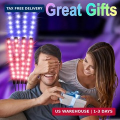 Car Interior Lights, 5V LED Strip Lights with USB Adapter, Ambient Car Lighting