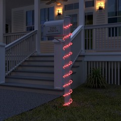 Red LED Rope Lights with Remote, Cuttable Connectable Flexible Tube Lights 8Mode