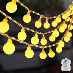 100 LEDs Battery Operated String Lights Globe Fairy Lights Tent Camping Garden