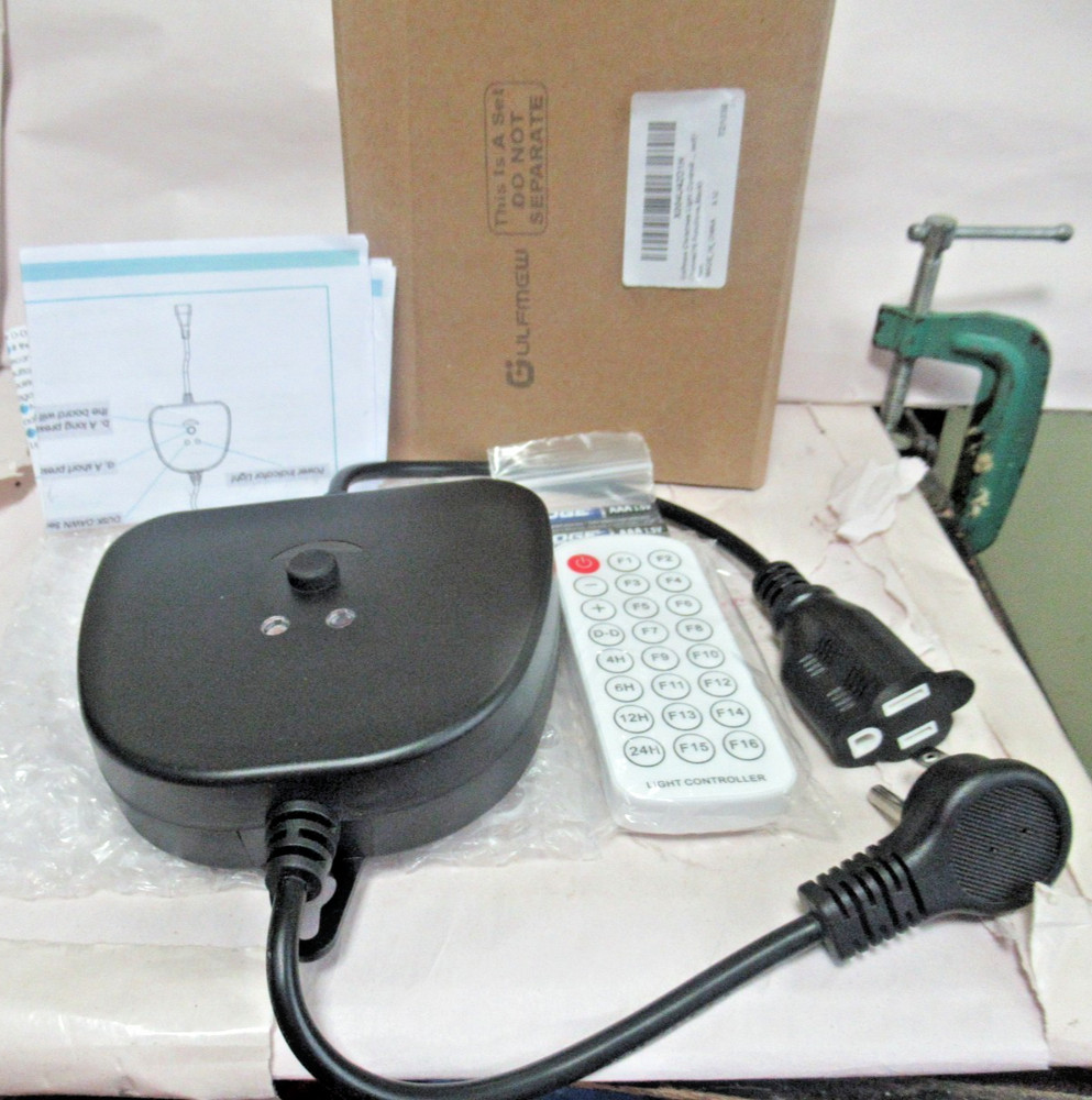 Christmas Light Controller with Remote, Multiple Lighting Effects, Timer, Dus…
