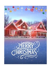 C9 Led Christmas String Lights, 68 Feet 100 LED Strawberry Roof Lights with 1…