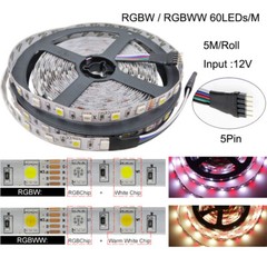 DC12V 5m-100m WiFi/IR LED Strip Light RGB SMD 2835 5050 RGBW/WW Control&Adapter