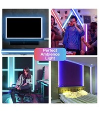 50ft Bluetooth LED Strip Lights, Music Sync 5050 LED Light Strip RGB Color