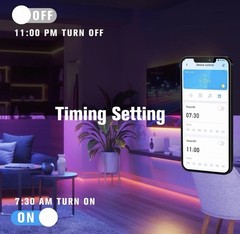 DAYBETTER LED Strip Lights 130ft Lights Strip for Bedroom, Desk, Indoor Room Bed