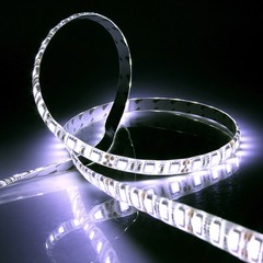 16.4ft Cool White LED Light Strip Waterproof 5050 SMD Dimmable Tape Rope Light