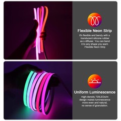 IP68 Waterproof Addressable Dream Color COB Strip Light Outdoor Pool Strip Light