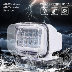 Saker IP67 Waterproof LED Spotlight with Remote Control | Portable Vehicle Roof