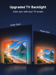 KANTUTOE TV LED Backlight Sync to Screen, 20.34FT for 65″-100″ TV, Multicolor