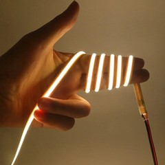 COB LED Strip Light 12V 24V Cut Free Flexible Tape 528 LEDs Linear Lighting