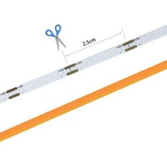 DC3V 5V 12V 2.7mm COB LED Strip Light 480LED/m Flexible Tape Light Dimmable Cut