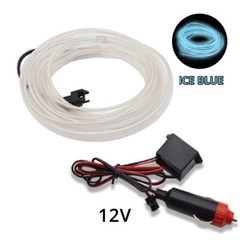 Neon LED Lights Glow EL Wire String Strip Rope Tube Decor Car Party + Controller