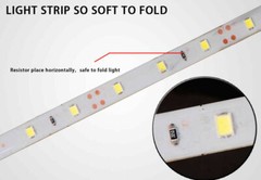5M 3528 LED Strip Light 300 LEDs Super Bright 7000K Cool White Waterproof IP65