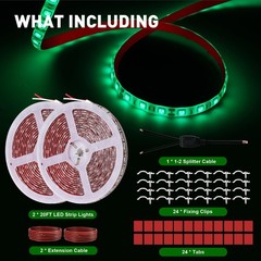40FT Waterproof 12V LED Strip Lights for Boats, Marine Under Gunnel & Deck Light