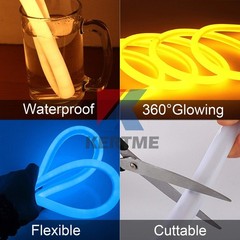 360 Neon Led AC 110 120V 360 Degree NEON LED Light Strip Flexible Waterproof