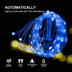 Solar String Light LED Lights Waterproof Copper Wire Fairy Outdoor Garden Party