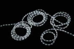 Cool White Rope Light 10′ 25 50 100 150ft, Connectable Indoor Outdoor Waterproof