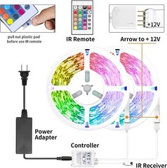TJOY 50ft Smart Led Strip Lights for Bedroom, Alexa 50ft, Multicolor