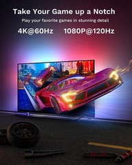 Lytmi HDMI 2.0 TV LED Backlight RGBIC Sync Light Strip for 25-55” TV Cuttable