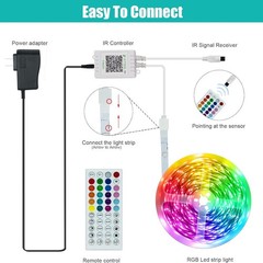 5M-30M 5050 SMD Music Sync RGB LED Strip Fairy Lights with APP & Remote Control