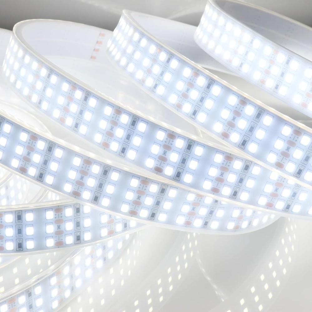 16 4Ft Super Bright Triple Row LED Strip Lights Daylight White