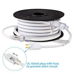Torchstar Premium 50Ft Led Neon Rope Light Graduation Decorations Outdoor Ip67