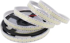 LED Strip Lights Cold White 6500K 16.4Ft Double Row 2835 SMD 2400Leds DC 12V