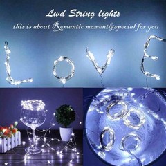 Outdoor Solar Fairy String Lights Copper Wire Waterproof Garden Decor 100 LED