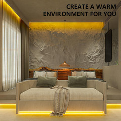 10Ft Warm White LED Strip Lights, Dimmable Tape Lighting with Remote & Adhesive