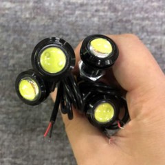 10 x 18mm 9W LED Eagle Eye Car Fog Light Daytime Running DRL Reverse Backup Lamp