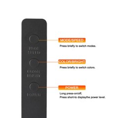 2/4PACK Rechargeable Music Rhythm Voice Light Bar, Sound Activated RGB Light Bar