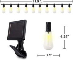 Touch Of ECO Luminites – Solar Powered Tube Edison Lights (TOE190)