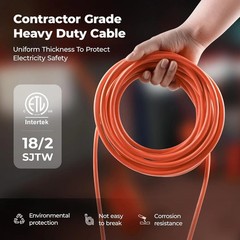 100FT LED Construction String Lights – 21000LM Waterproof Work Light