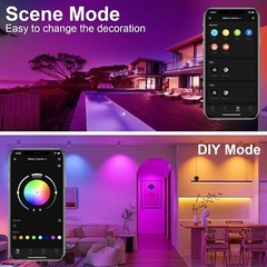 260ft Led Lights for Bedroom, LED Strip Lights with Remote and App Control Music