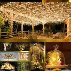 100/200 Solar LED Fairy String Light Copper Wire Outdoor Garden Decor Waterproof