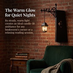 Mini Library Lantern Bookshelf Lamp Book Shelf Lighting Decor Night Light