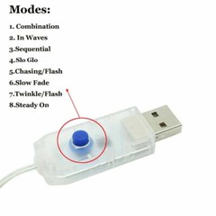 5-20M 50/100/200LED Copper Wire Party USB Twinkle LED String Fairy Lights Remote
