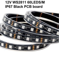 5M WS2811 5050 RGB IC LED Strip Addressable Dream Color Pixel Tape Lights DC12V