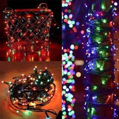 39Ft Outdoor String Lights Patio Party Yard Garden Wedding 100 LED Solar Powered