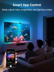 KANTUTOE TV LED Backlight Sync to Screen, 20.34FT for 65″-100″ TV, Multicolor