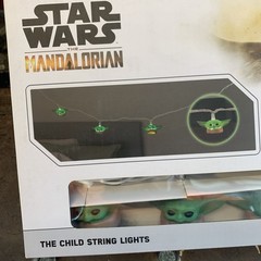 TWO Star Wars Mandalorian Grogu Baby Yoda String Lights The Child Disney+ NEW