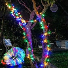 Solar Rope Lights LED PVC Tube Fairy String Lights For Garden Outdoor Waterproof