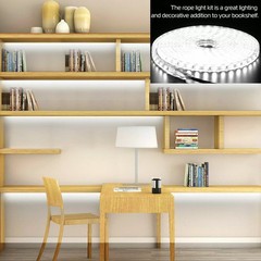 5M 5050 LED Strip Lights Flexible Tape Lighting Rope Home Outdoor US Plug 110V