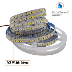 DC 24V 2835 LED strip 180leds/m 10mm white super Bright Flexible Tape 10M /roll