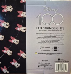 Disney 18 LED String Lights Minnie Mouse Battery Operated (NEW) 100 Years
