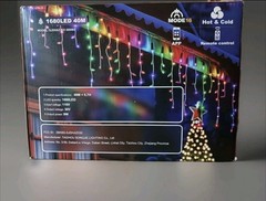 Christmas String Lights Outdoor 131Ft/40M 1680 LED 8 Modes App & Remote Control