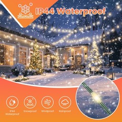 330FT 1000 LED Fairy String Lights Christmas Tree Wedding Party Outdoor Decor