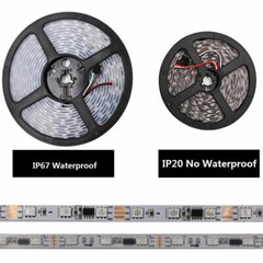 DC5V/12V/24V 5050 Dream Color RGB LED Strip Light WS2811/WS2812B IC Individual